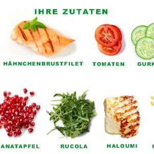 Topping-Auswahl-Bergsteiger-Hähnchenbrustfilet